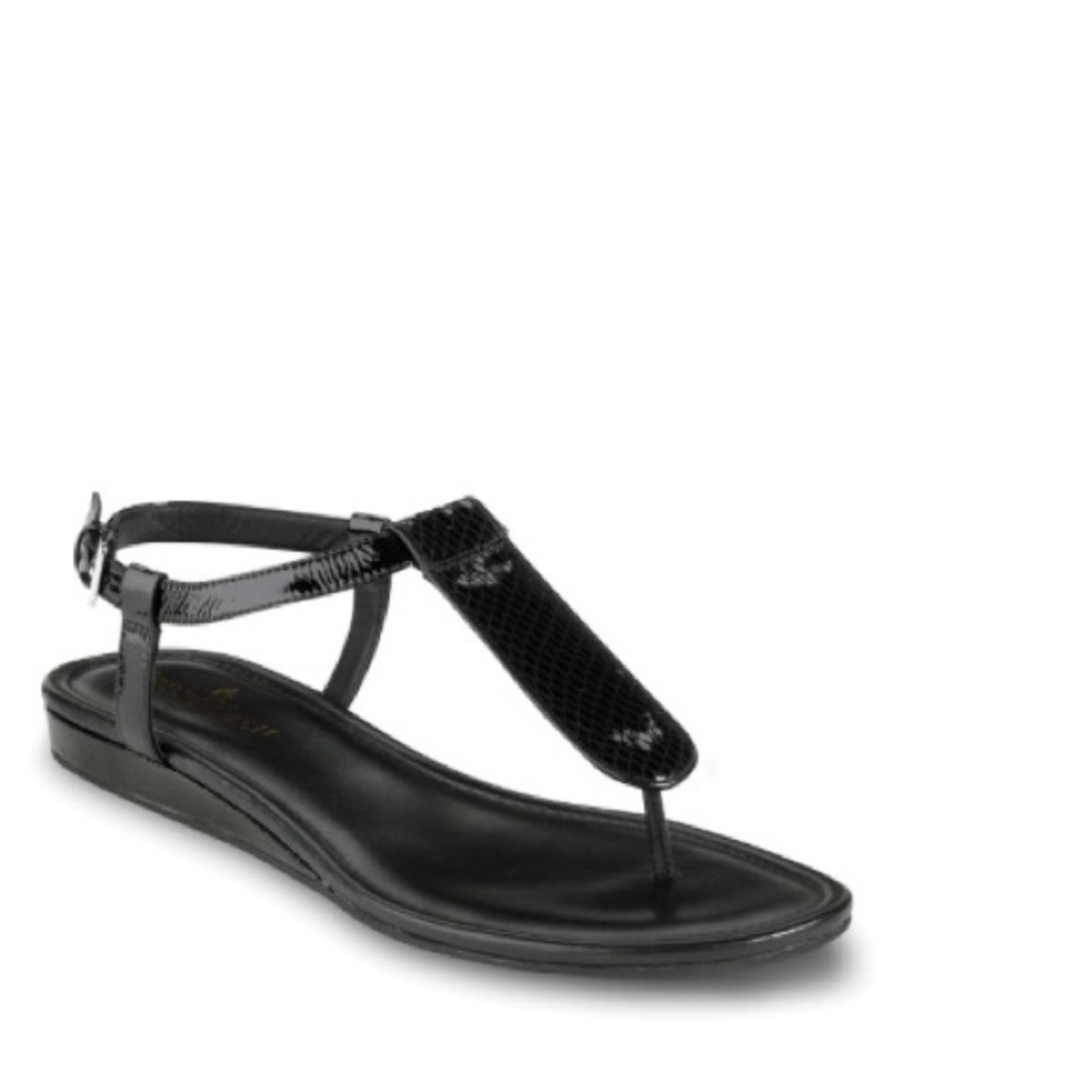 Black Coke Haan sandals only worn once!