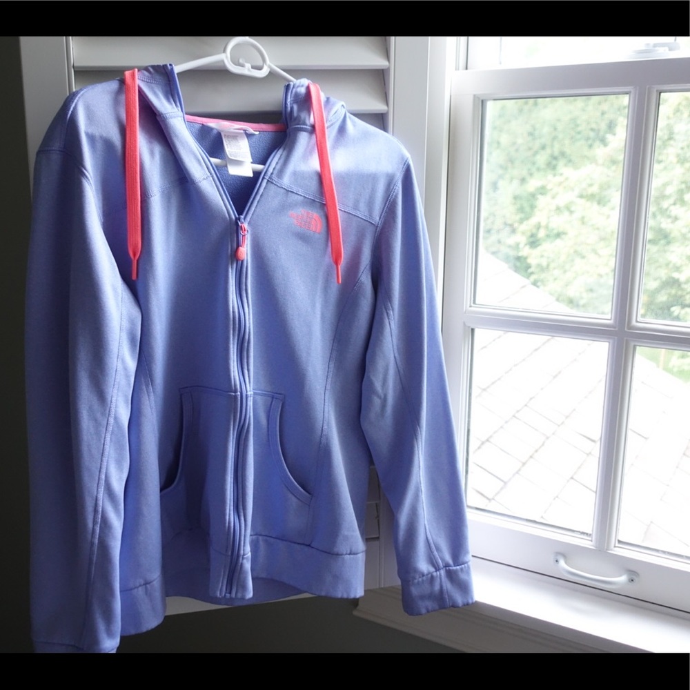 North Face hoodie zip up