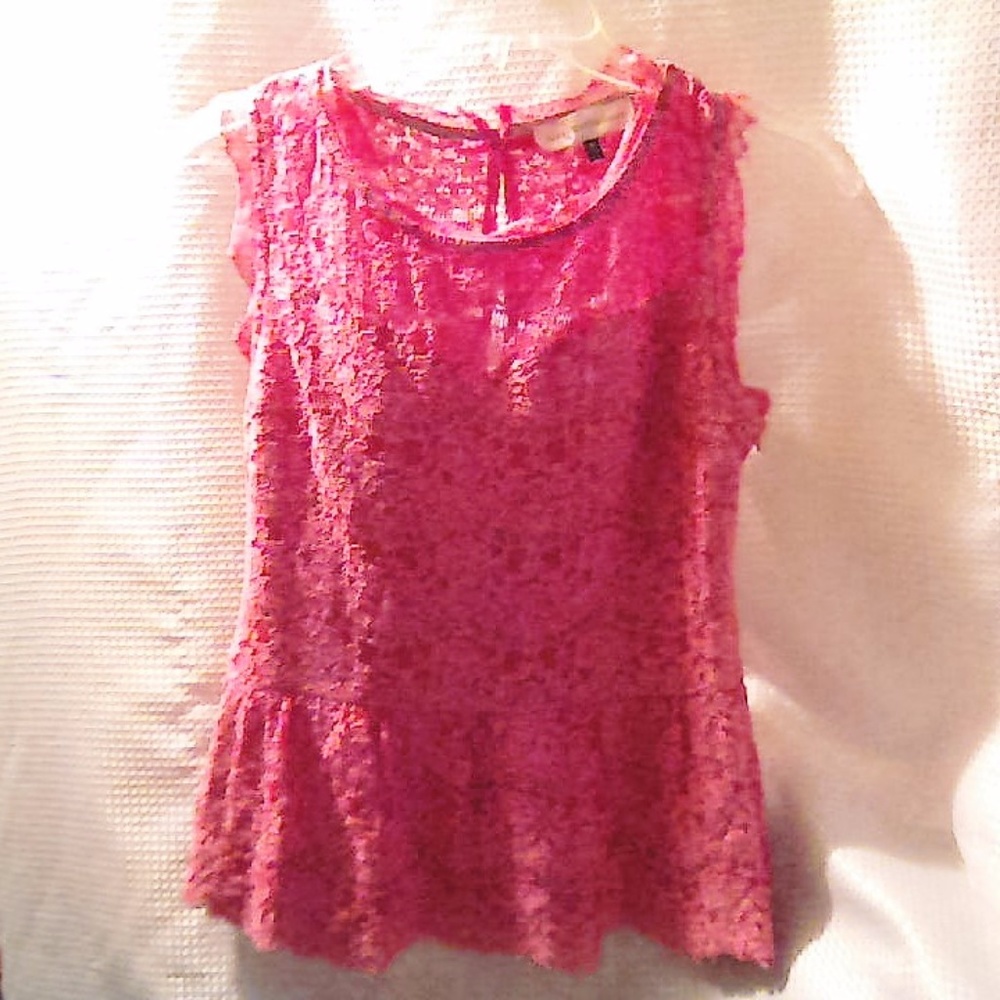 DustyPink Lace Sleeveless