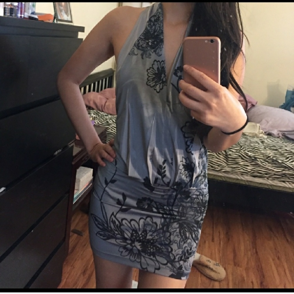 Halter top curve flattering dress