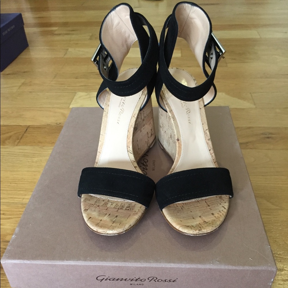 Gianvito Rossi wedge sandals