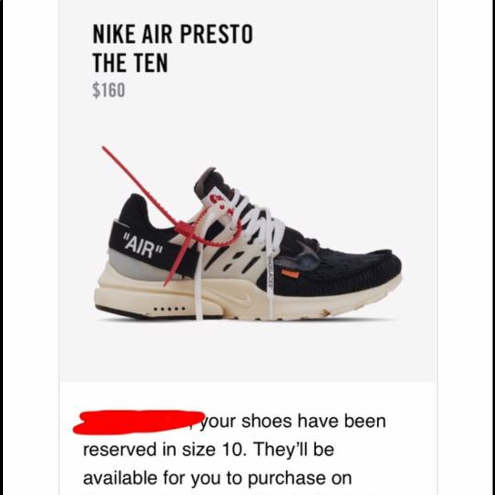 Nike off white