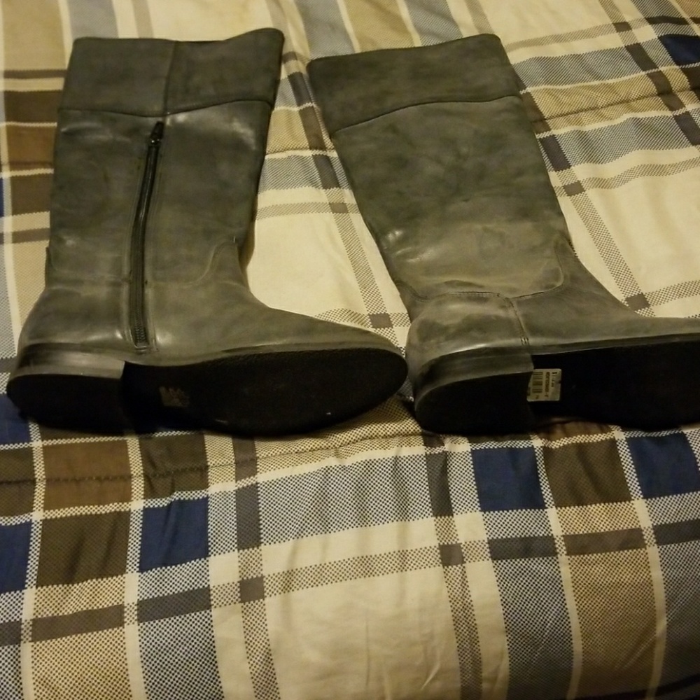 Gray aldo boots