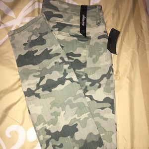 BEBE Camo Skinny Jeans