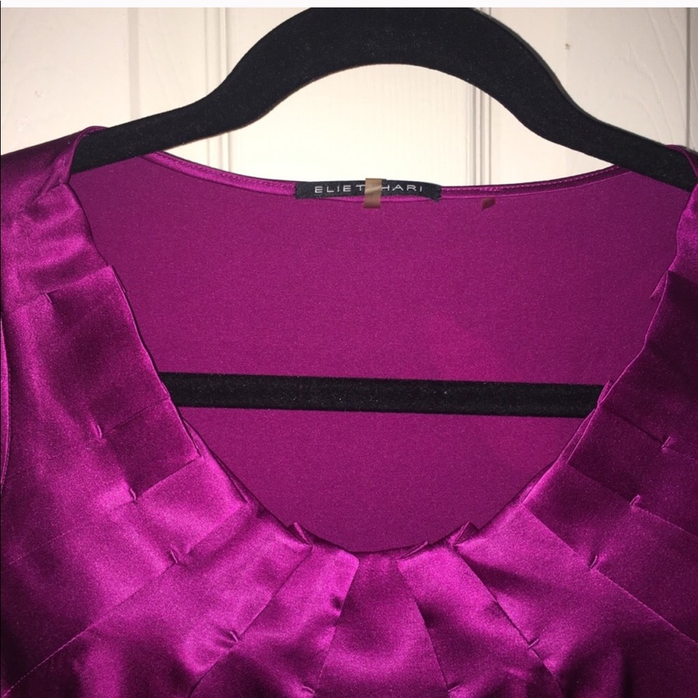 Elie Tahari Fuchsia blouse
