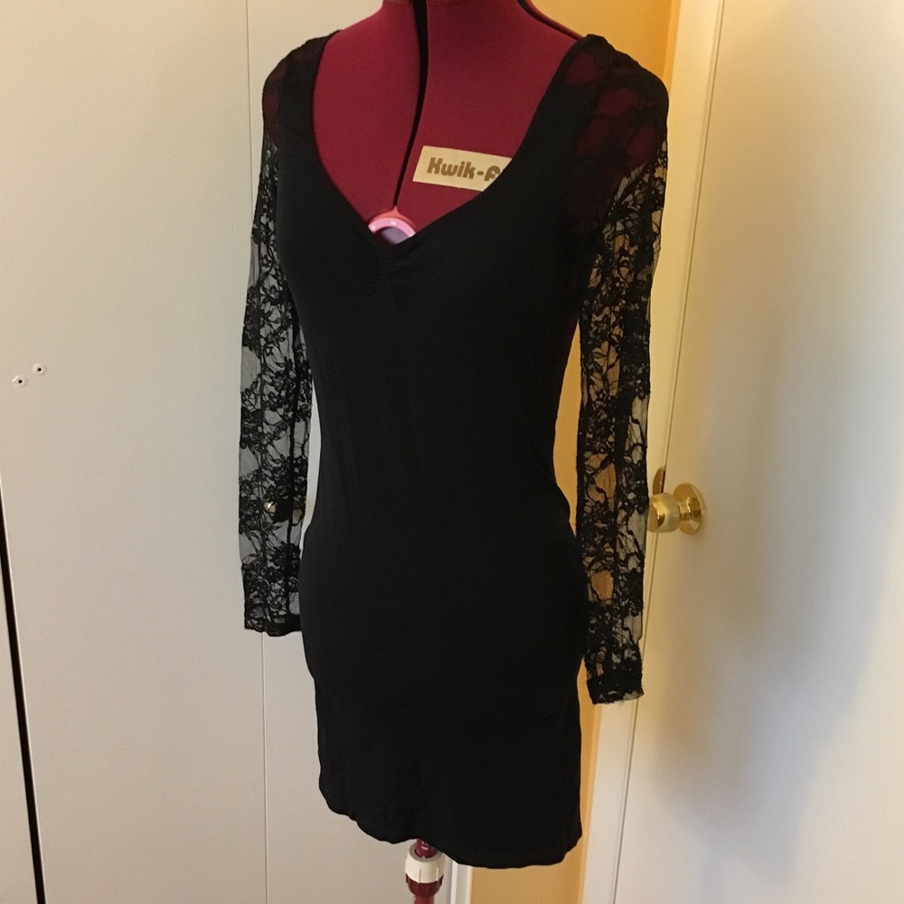 Intimately Free People black lace dress