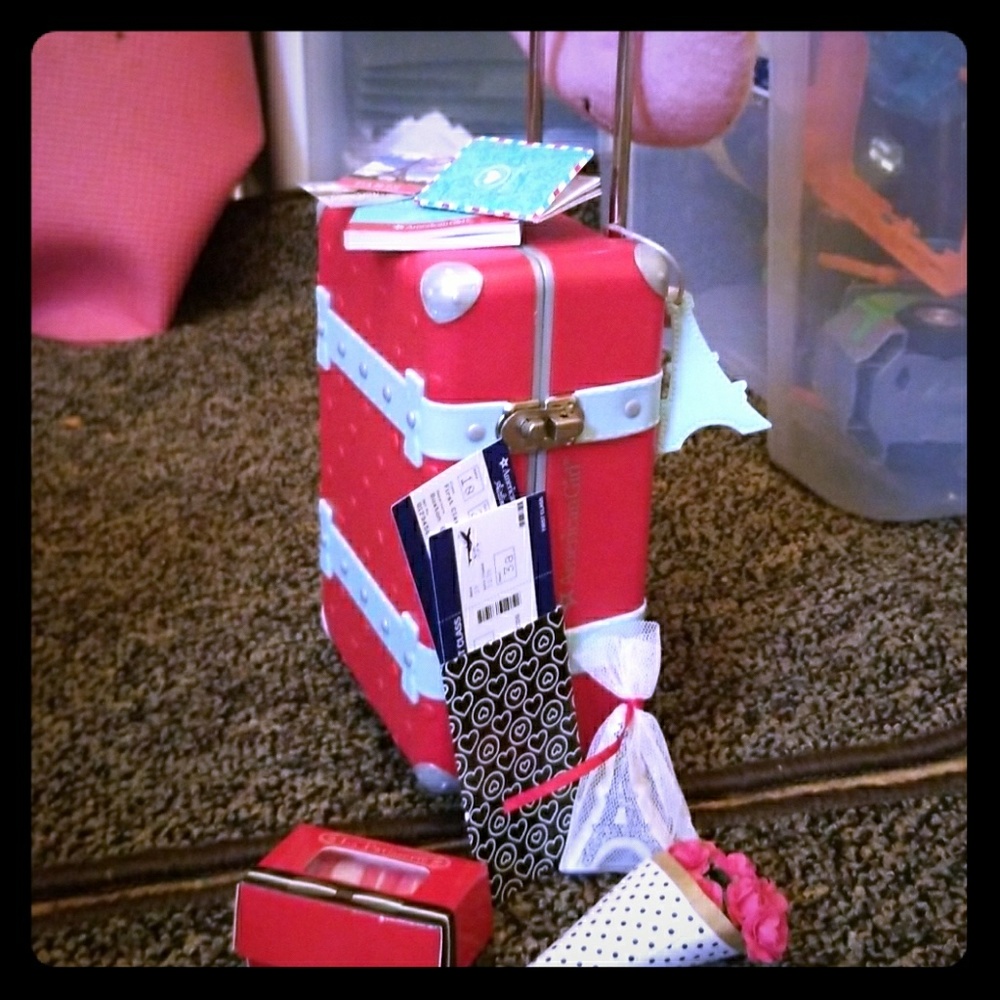 American Girl 2015 travel set and welcome set