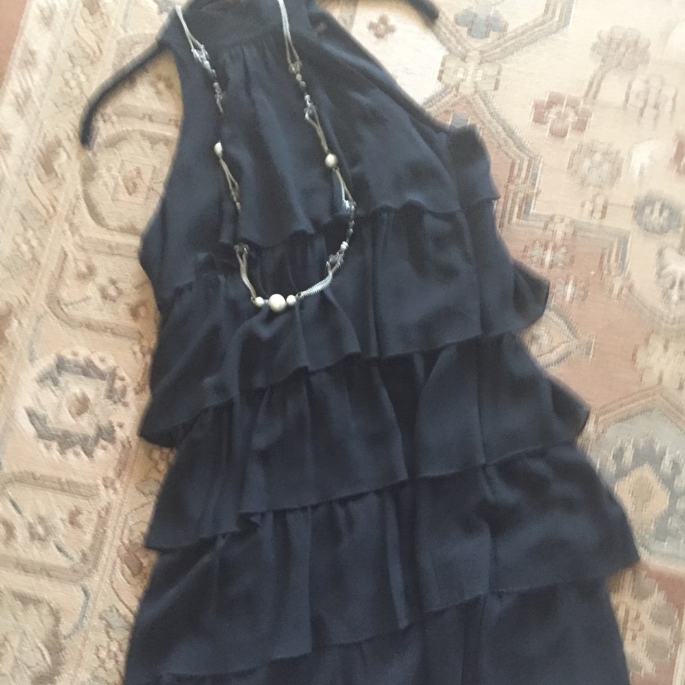 Gorgeous Armani Exchange Tiered Chiffon Dress, 6