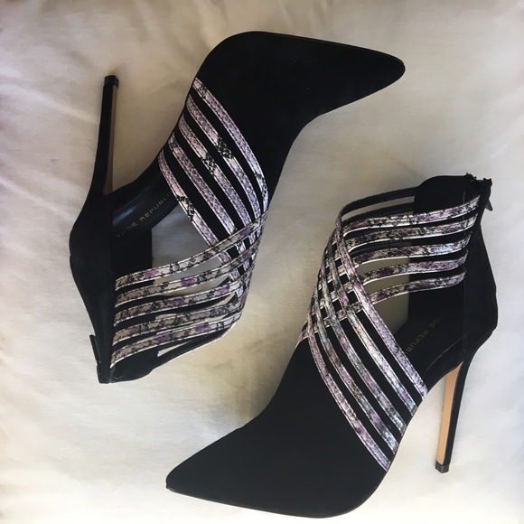 HOST PICK! Shoe Republica black velvet ankle boots - Picture 2 of 2