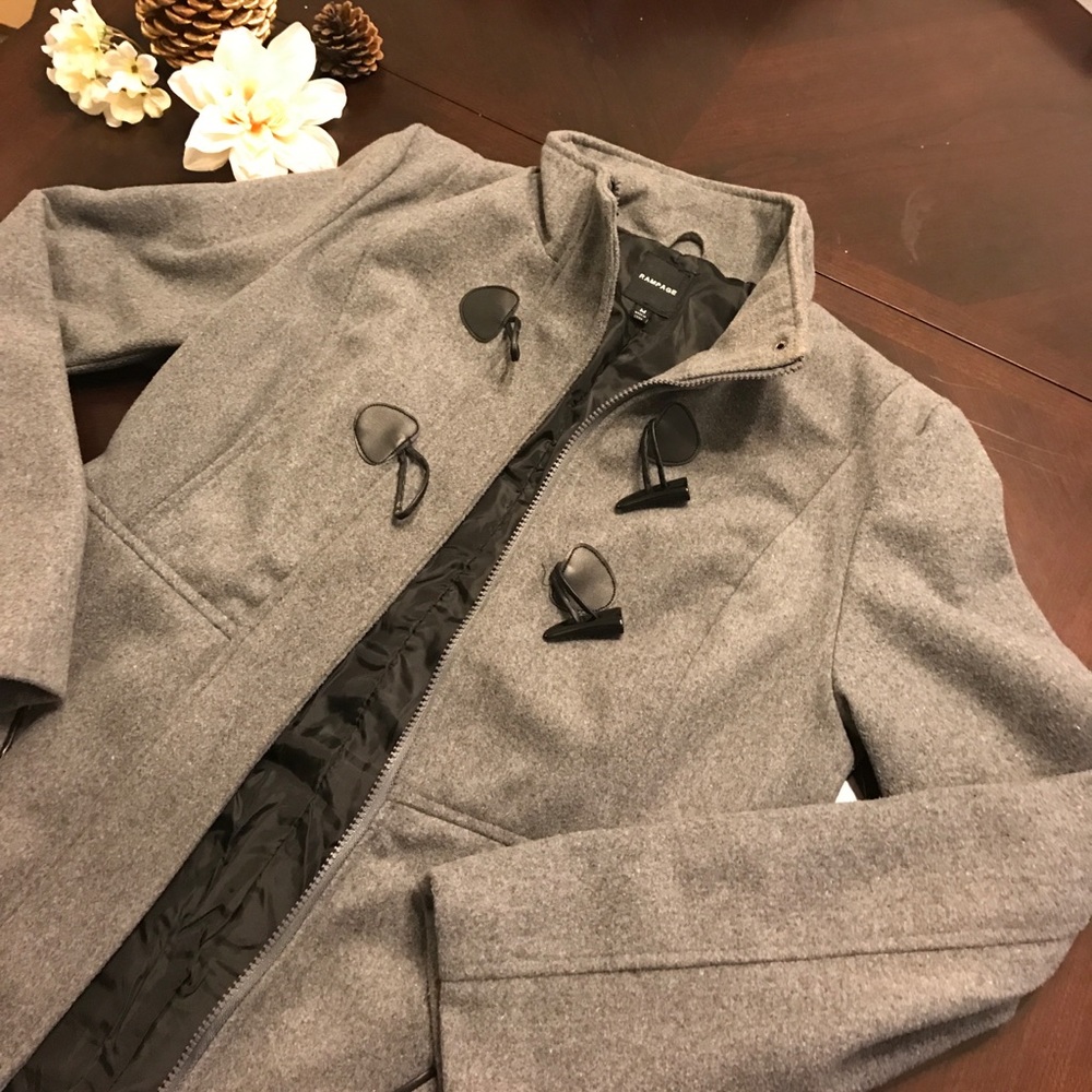 Great grey winter coat