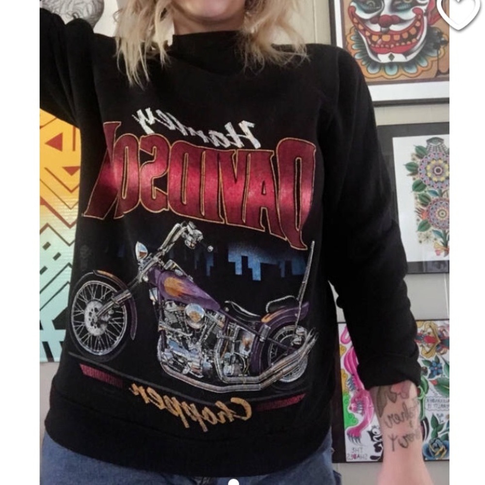 Vintage 1987 Harley Davidson Sweatshirt