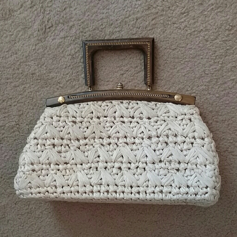 Vintage Rafia Straw handbag