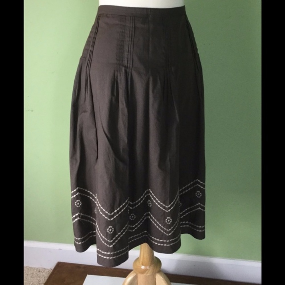 SUNDANCE Embroidered Skirt