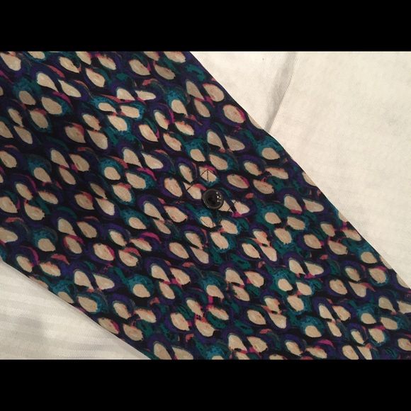 Ann Taylor long sleeve silk top - Picture 2 of 3