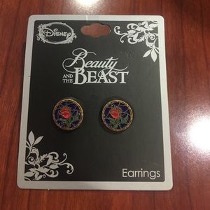Beauty and the Beast earrings