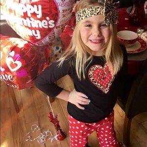 Valentines Day Girls Outfit size 6-10