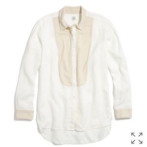 Madewell Linen Tux Shirt