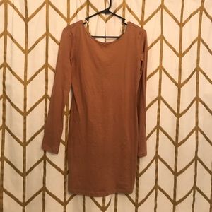 Forever 21 bodycon long sleeve dress size M