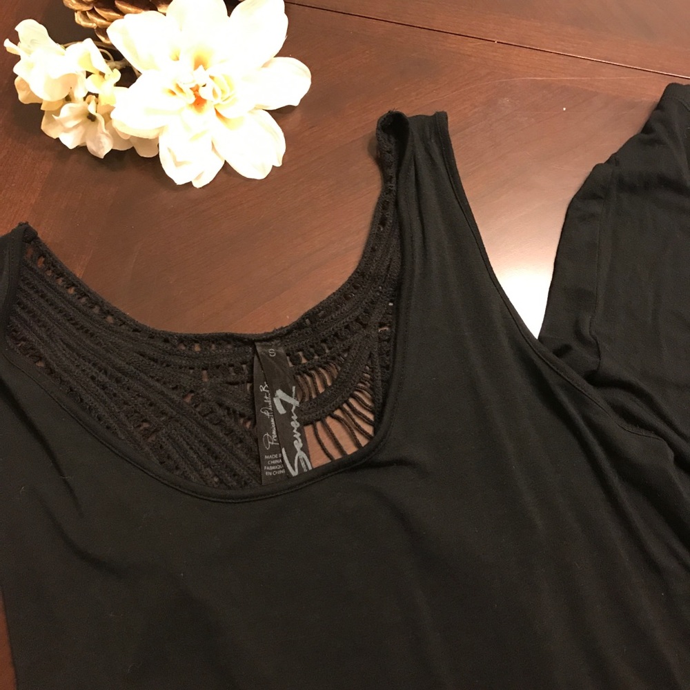 Black maxi with amazing back detailing!