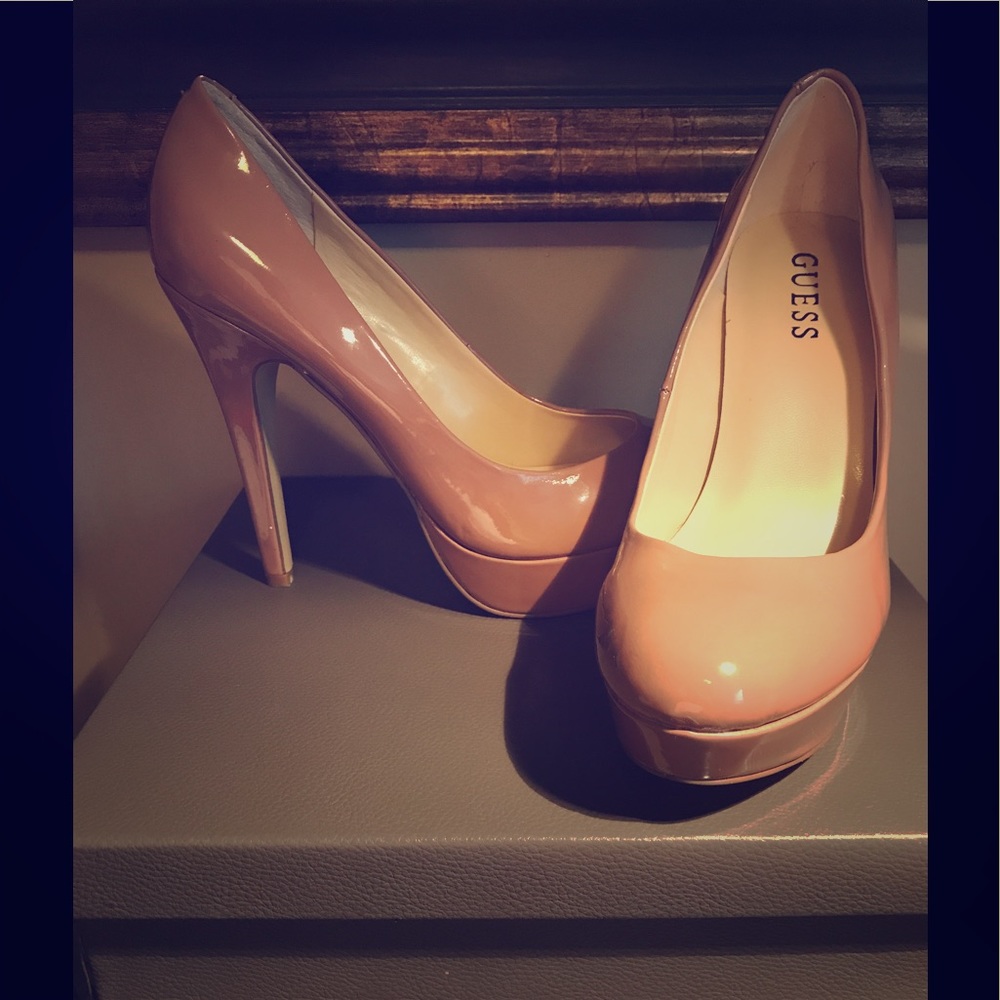 Guess Patent Leather Platform Pumps - NEVER WORN
