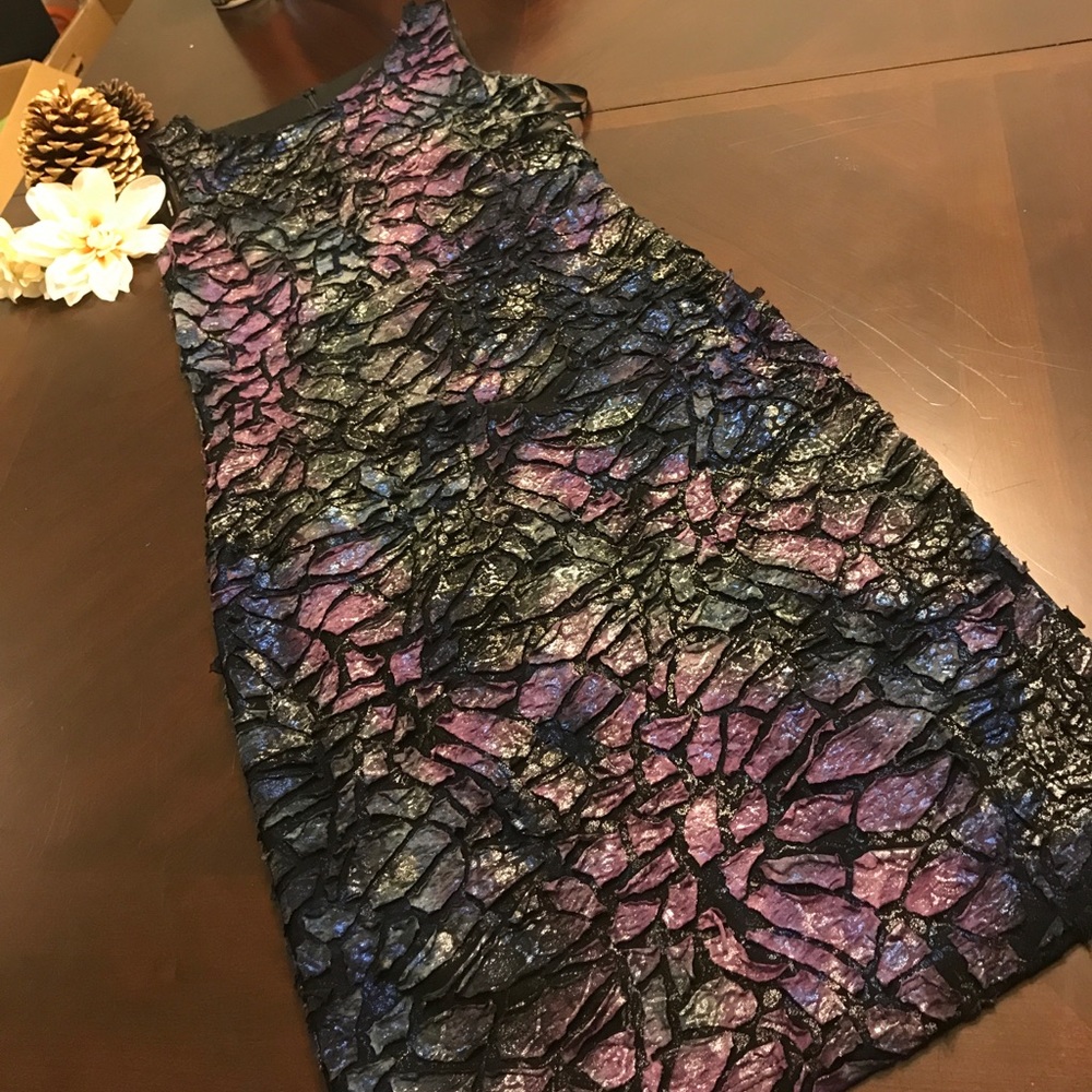 Amazing blue and purple dress