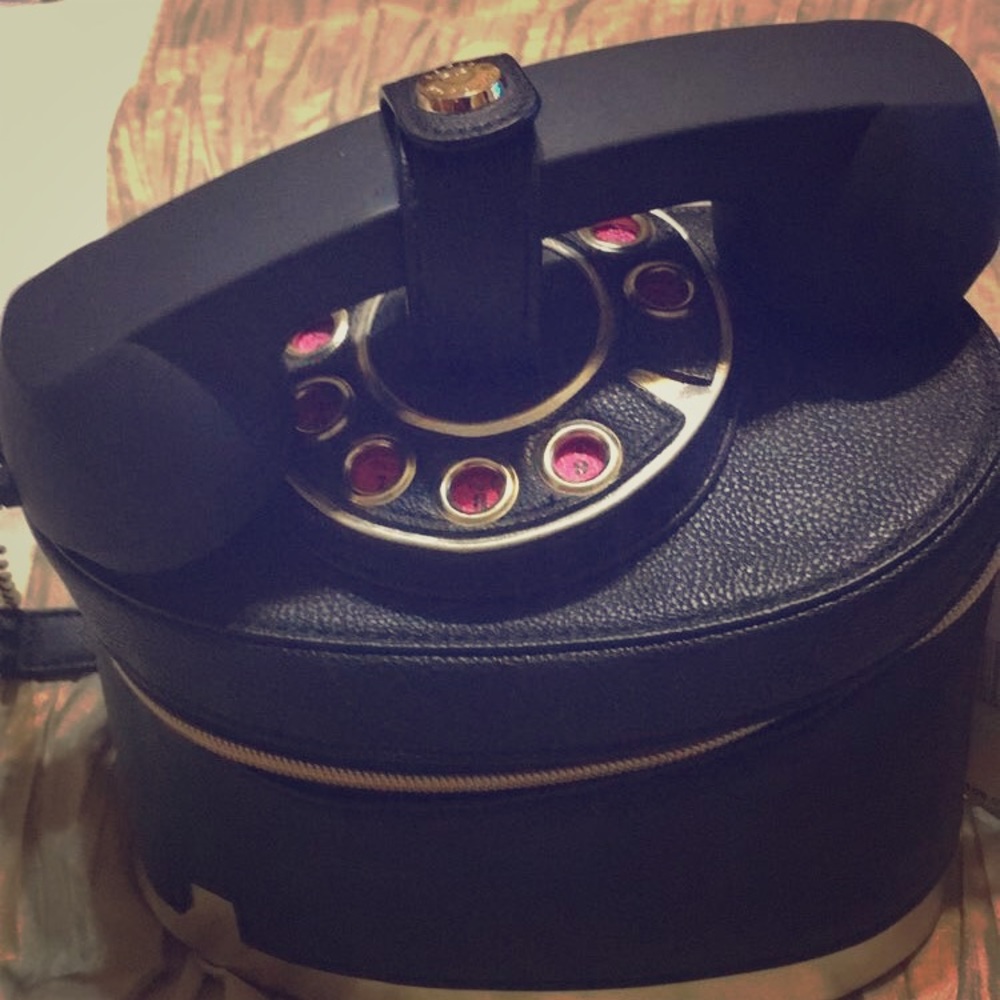 Betsey Johnson Bag w/ Useable Phone Handle