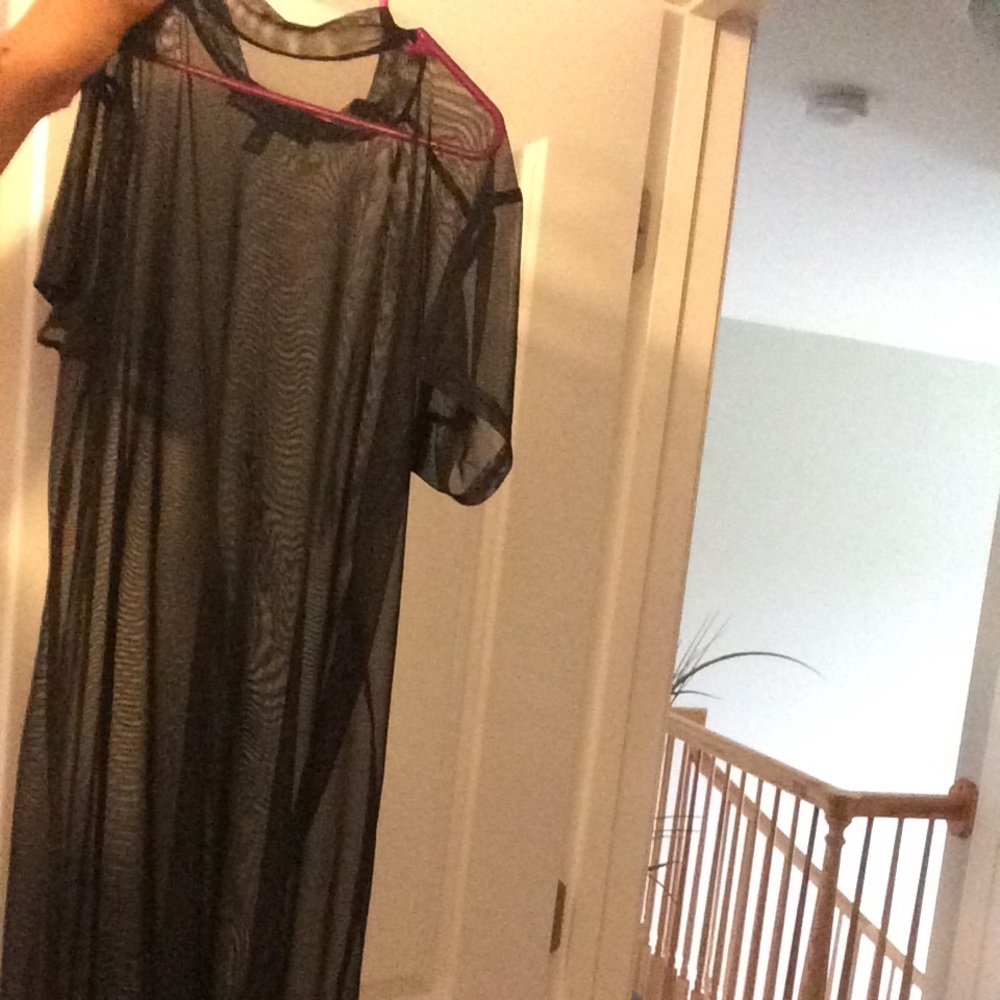Black dress ( see through)