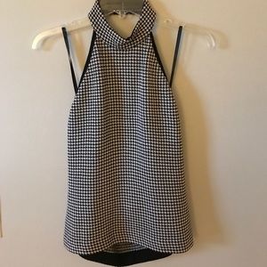 St. John black halter top size 4