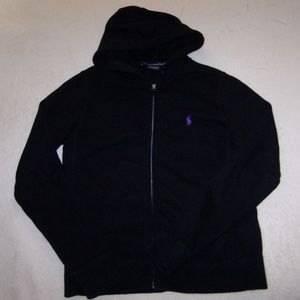 Ralph Lauren Sport Like New Black Zip Up Hoodie Ralph Lauren Sport Like New Black Zip Up Hoodie