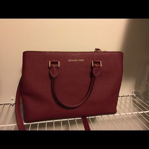Michael Kors Savannah Leather Satchel