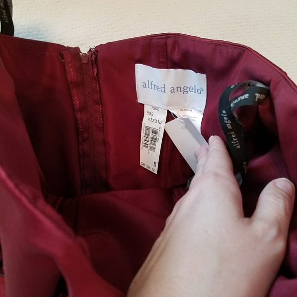 Alfred Angelo knee-length satin dress - Picture 2 of 2