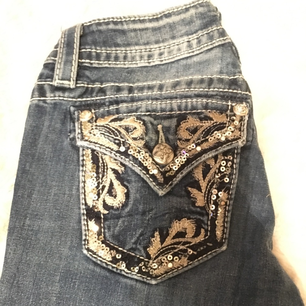 Miss me jeans size 25, long, boot cut