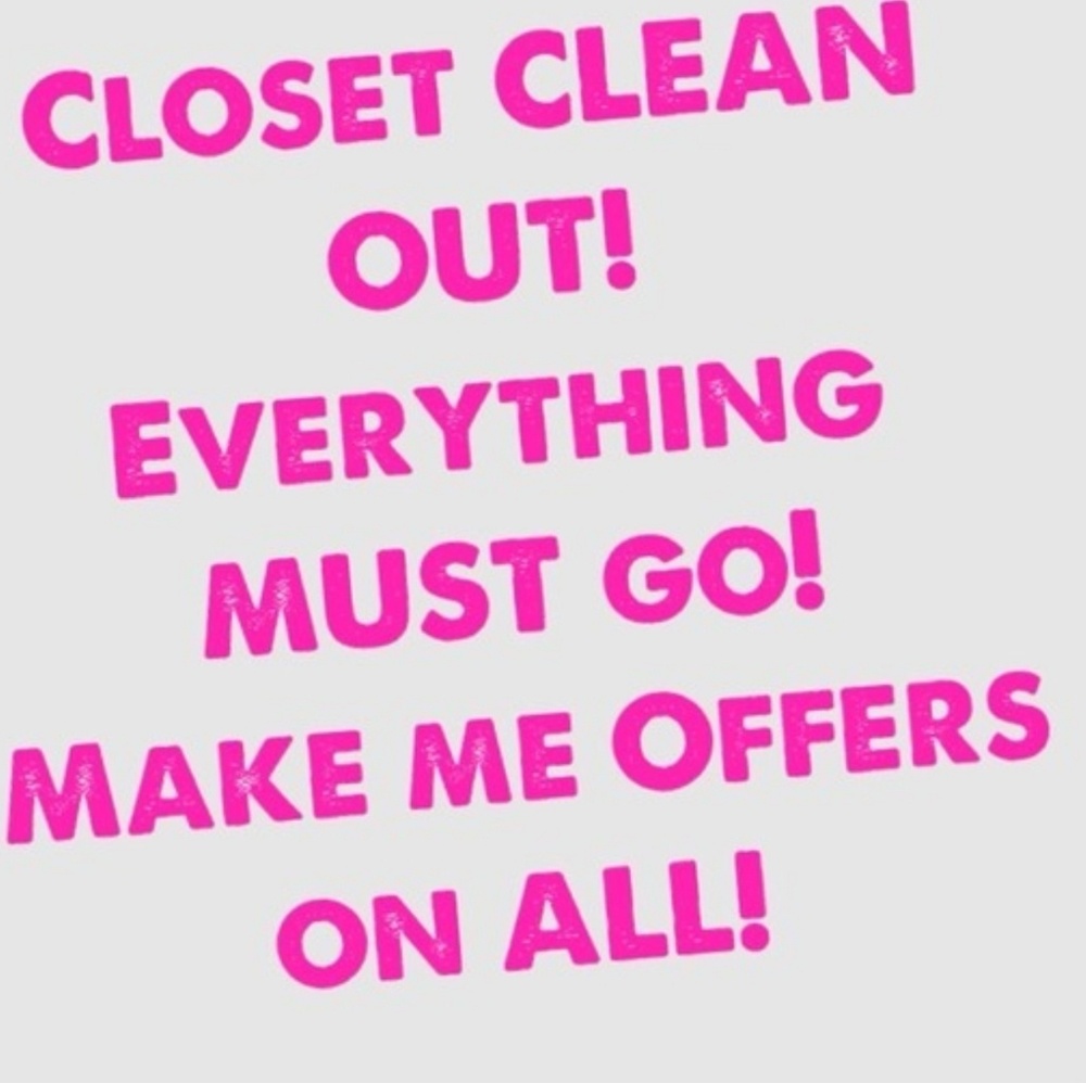 CLEANING OUT CLOSET!!!