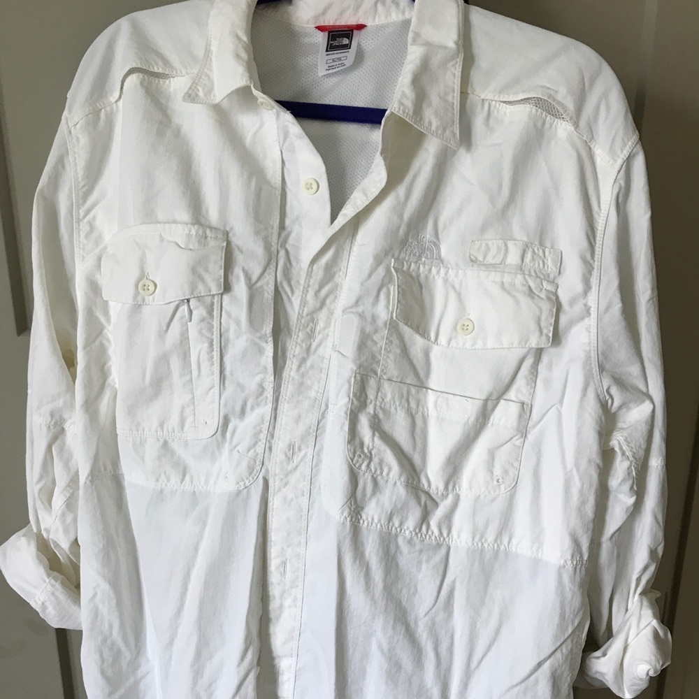 Men's long sleeve North Face ventilated shirt