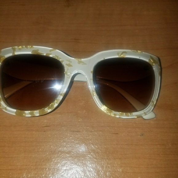 Dolce & Gabbana Gold Flake Sunglasses - Picture 1 of 5