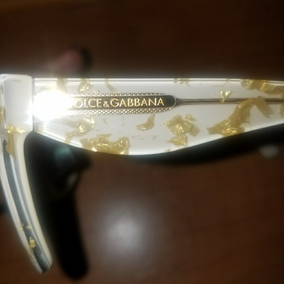 Dolce & Gabbana Gold Flake Sunglasses - Picture 2 of 5
