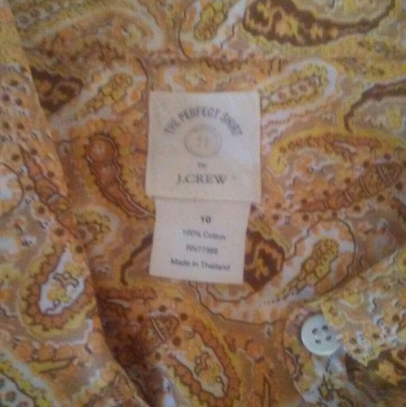J Crew Perfect Shirt - Picture 2 of 3