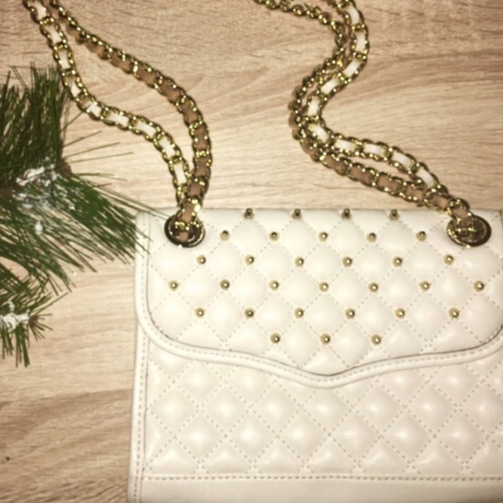 Rebecca Minkoff White Purse with Studs