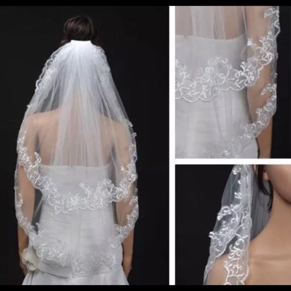 New Lace Edge Veil