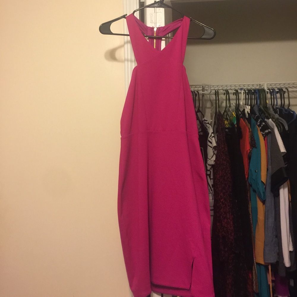 Razor back party dress from Express