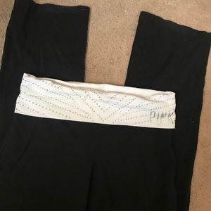 VS PINK yoga boot cut pants