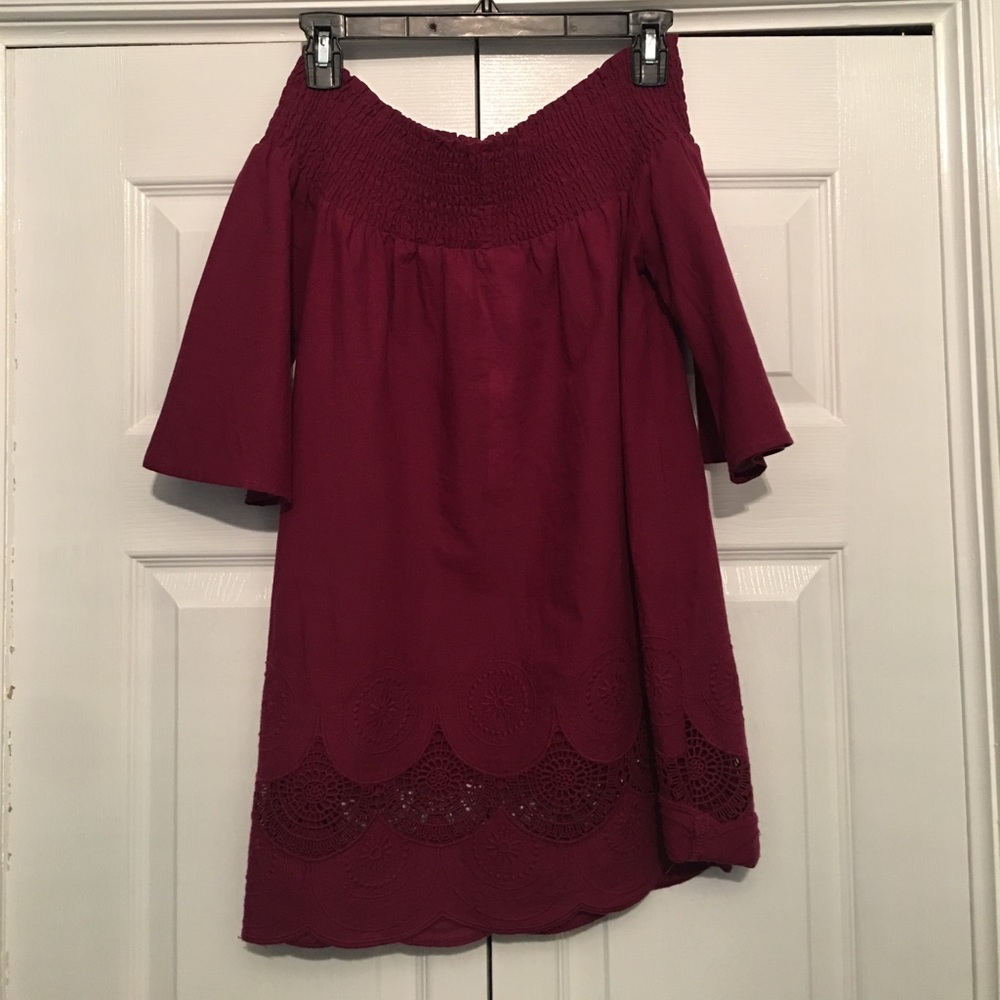 Boutique off the shoulder top