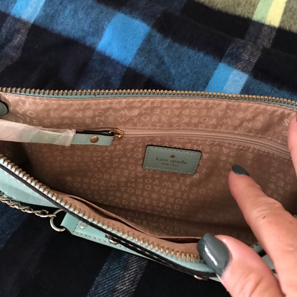 🚫SOLD Kate spade turquoise shoulder bag - Picture 5 of 6