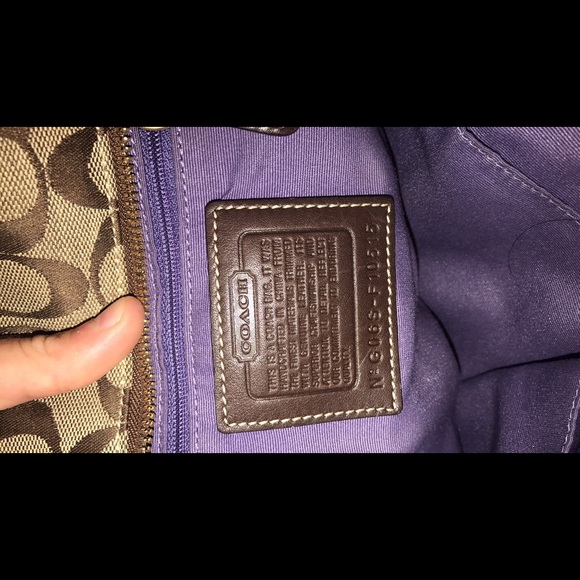 Authentic multi pattern patch coach purse - Picture 4 of 6