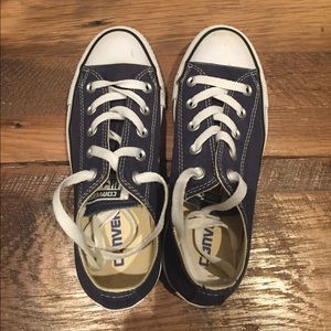 Converse blue sneakers