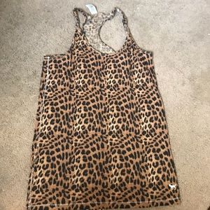 VS PINK workout/lounge cheetah tank