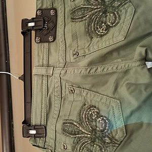 Olive  green miss me skinny jeans. Never worn