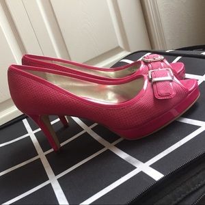 Fierce pink Alfani heels!