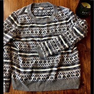 💙Beautiful Mint and Gray Sweater from J. Crew