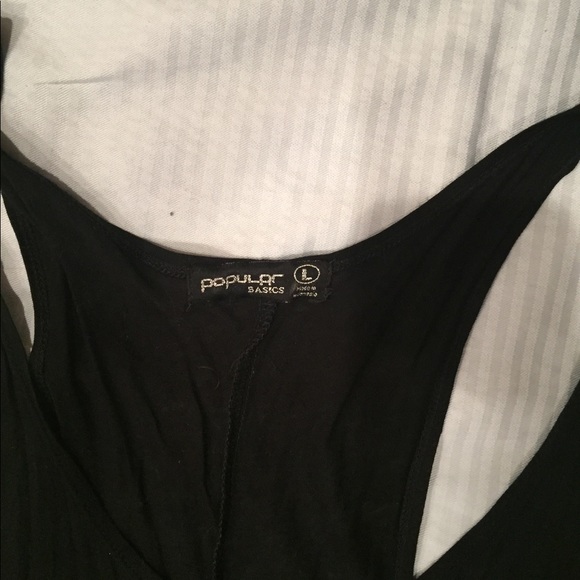 Black pineapple tank top - bejeweled - Picture 2 of 2